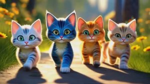 Детские песенки. Песенка про котят для детей