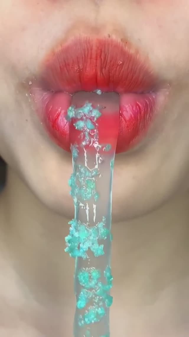 asmr POP ROCKS STRAW JELLY звуки еды смотреть онлайн