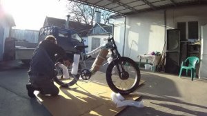 Китайский полноприводный электрический велосипед Shengmilo S600. Забираю, собираю, переживаю)