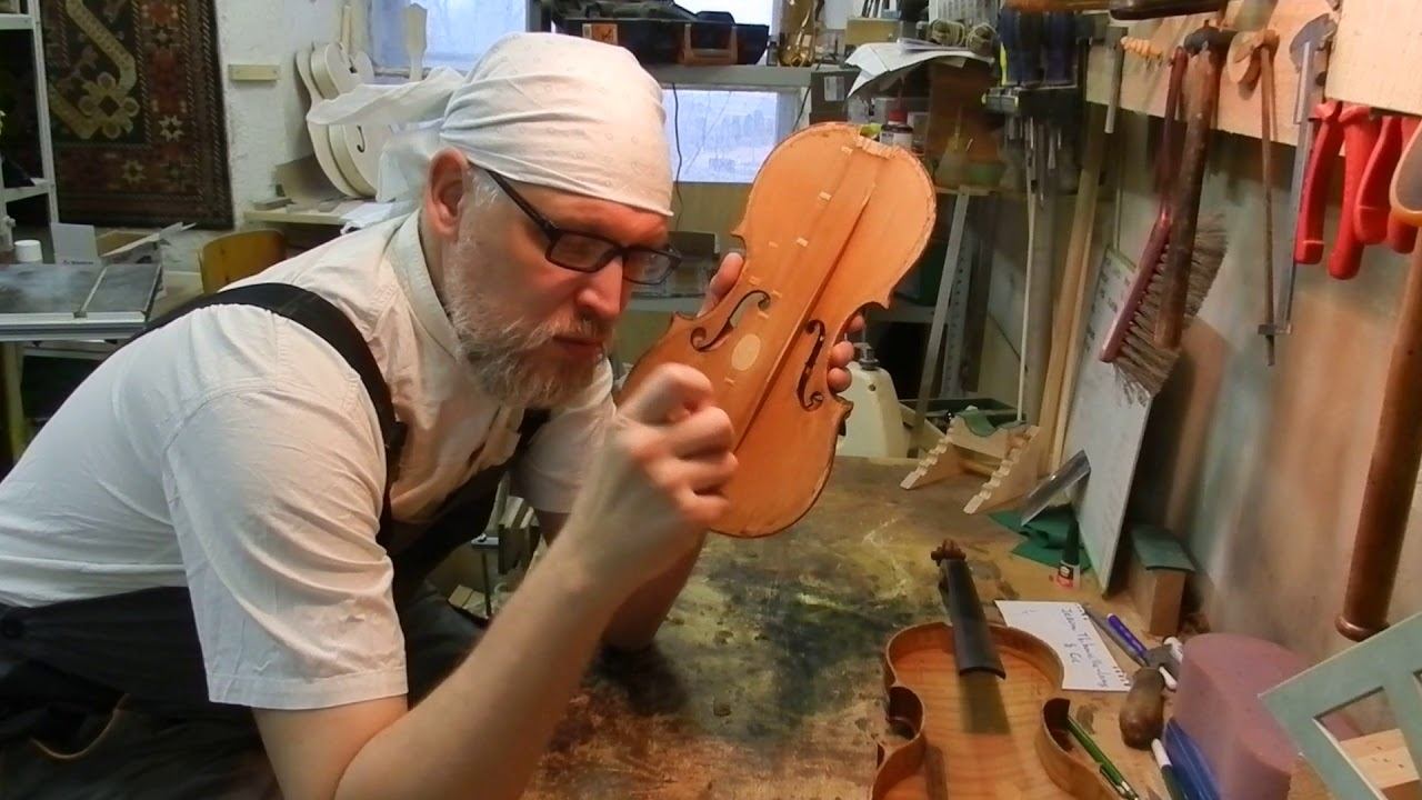 Антон Хорин: реставрация скрипки, начало. смотреть онлайн