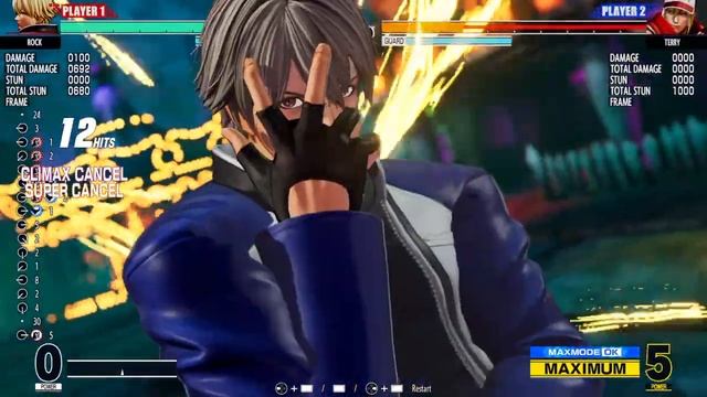 KOF XV - Rock Howard 91% Corner Combo