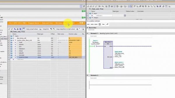 TIA PORTAL V15 || Part-4 : Time & Date Format monitoring