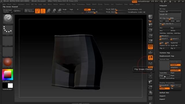 How to Export Normal Maps from Zbrush 4 (720p) смотреть онлайн