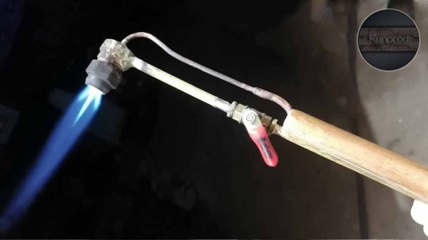Простая бензиновая горелка для пайки своими руками