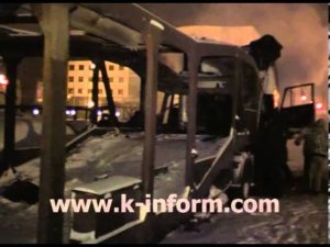 НА СИБКАРЕ СГОРЕЛ АВТОВОЗ