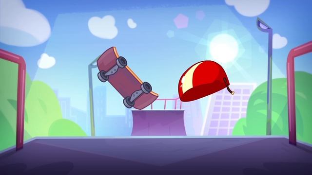 Мультик - Раскраска - Учим цвета - Скейтбординг смотреть онлайн