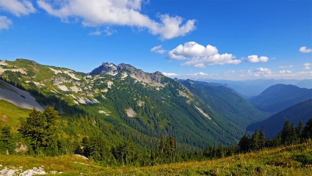 (3 hours) 4K UHD Relaxation video Mount Rainier National Park Washington State, Nature Sounds - 1_00 смотреть онлайн