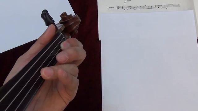 ABRSM Viola Grade 4 scales and arpeggios - C minor arpeggio смотреть онлайн