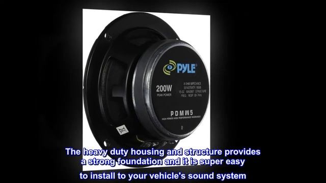 5 Inch Car Midrange Driver - 200 Watt High Powered Car Audio Sound Component Speaker System w смотреть онлайн