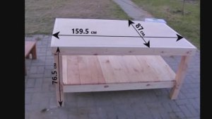 Стол-верстак своими руками из дерева ,Как сделать верстак(монтажный стол)  DIY workbench.
