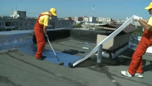 Ремонт крыши кровельным материалом РИЗОЛИН смотреть онлайн