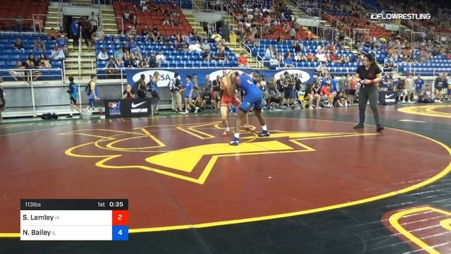 113 Lbs Cons 16 1 Sergio Lemley Indiana Vs Nasir Bailey Illinois смотреть онлайн