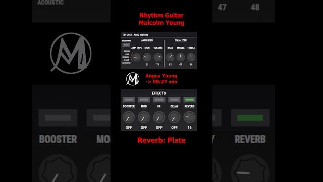 AC/DC Rock Guitar Tone | BOSS Katana 50 MK2 | How to sound like: Malcolm Young & Angus Young #short смотреть онлайн