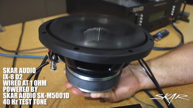 Skar Audio IX-8 150 Watt RMS 8" Subwoofer Free Air Slow Mo!!! смотреть онлайн