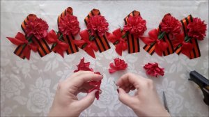 «Брошь из георгиевской ленты и фоамирана»