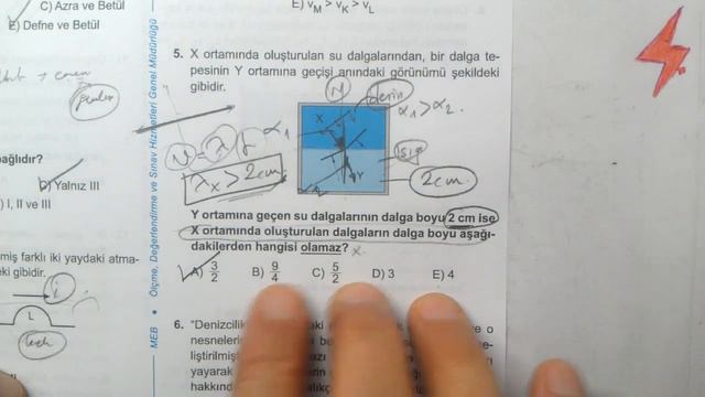 10. Sınıf | Fizik | MEB | Kazanım Testi 26 | Dalgalar 6 | 2022 2023 | PDF | TYT | YKS | 2023 2024 смотреть онлайн