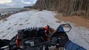 На квадрике. Финский залив