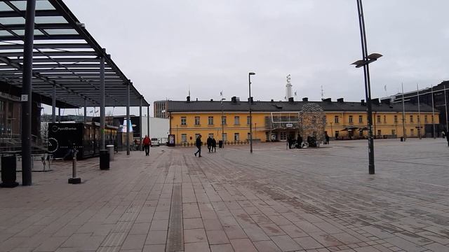 Хельсинки - Площадь Нариннка и торговый центр Камппи