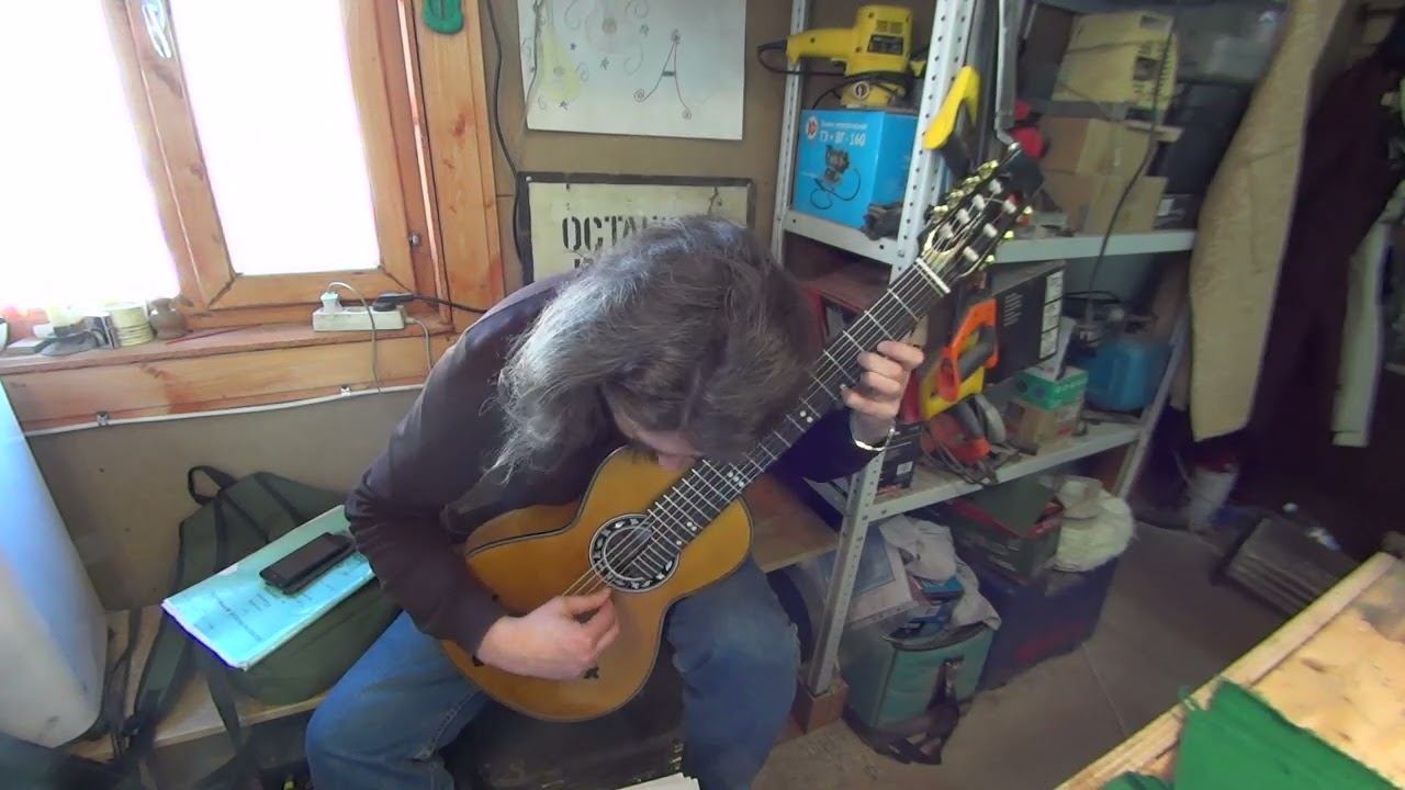 Звук 7-струнной гитары мастера Хорина. Д. Бортнянский "Гимн" переложение В. Моркова, исп. А. Тонких смотреть онлайн