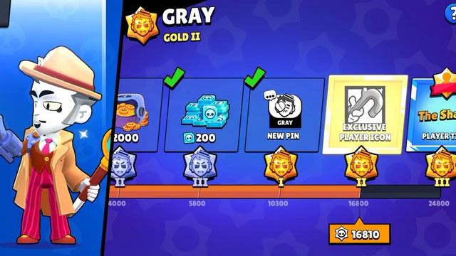 Получил новую эконку на Грея! Апнул 2 золото на Грее в бравл старс! #bs #brawlstars #brawltolk смотреть онлайн
