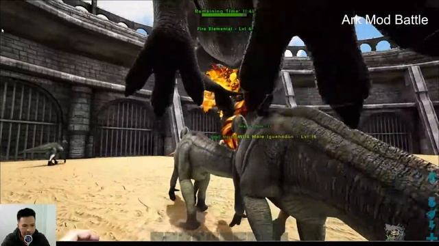 Small Bosses Team vs ark Creature Iguanodon Dinosaur | ARK Mod Battle смотреть онлайн