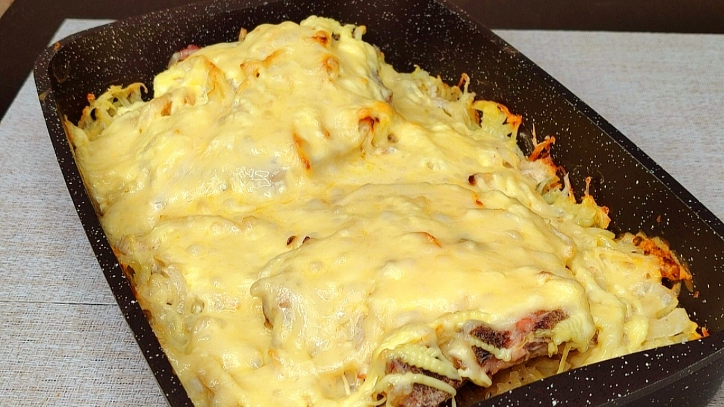 Запеканка из картошки с мясом по белорусски. смотреть онлайн