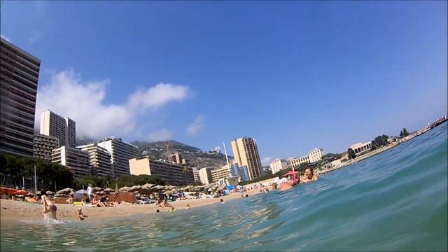 Plage à Monaco (Пляж в Монако)