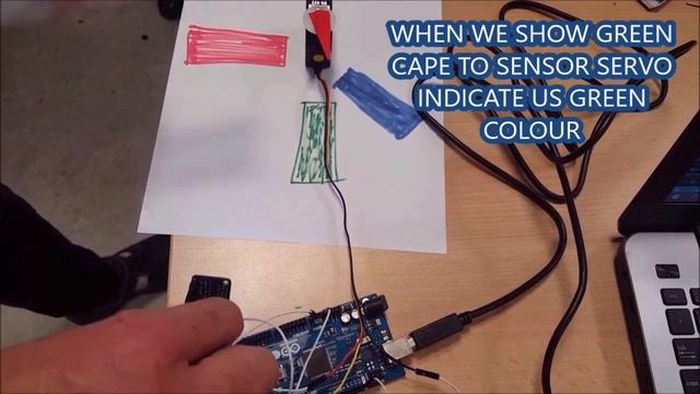 Arduino RGB color sensor (detector) TCS34725 смотреть онлайн