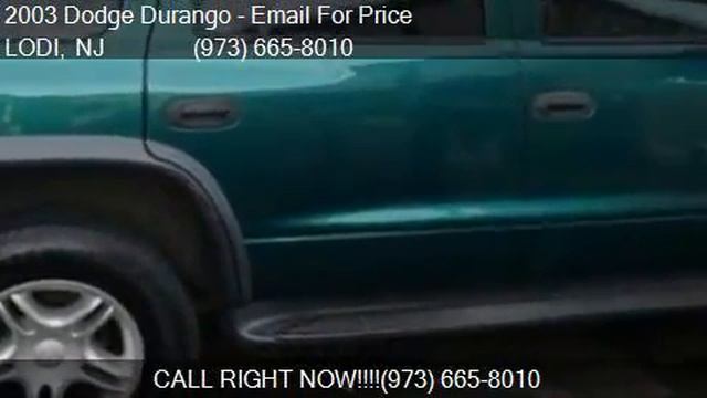 2003 Dodge Durango Sport/SXT for sale in LODI, NJ 07644 at E смотреть онлайн