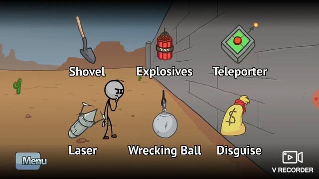 The henry stickmin colletion android capitulo 1 "Breaking the bank" смотреть онлайн