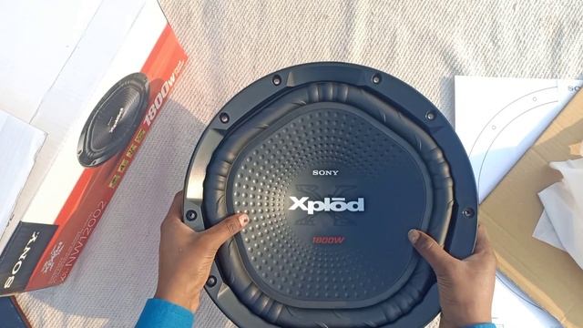 Sony Xplod xs-nw12002 12 inch subwoofer unboxing review | Sony 1800 watt subwoofer | best subwoofer смотреть онлайн
