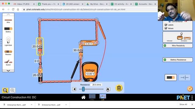 College Physics Lectures, Exp 23 Ohm's Law, Part A, 30 ohms смотреть онлайн