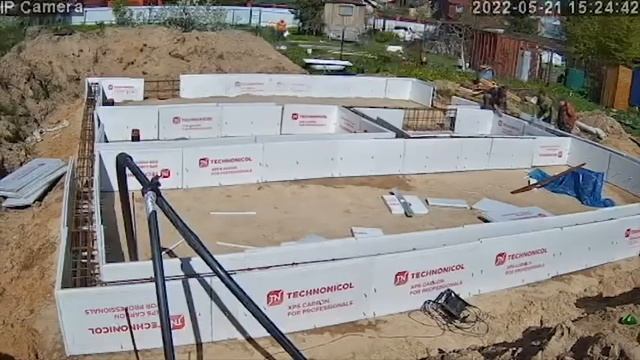 Процесс возведения фундаментной плиты смотреть онлайн