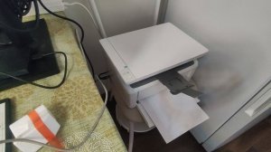 Распаковка и установка принтера HP LaserJet M141A