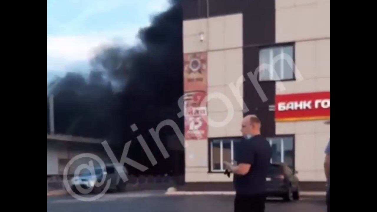 Пожар на стройке в Нефтеюганске смотреть онлайн