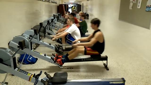 Oakton Varsity Rowers- Erg Workout смотреть онлайн