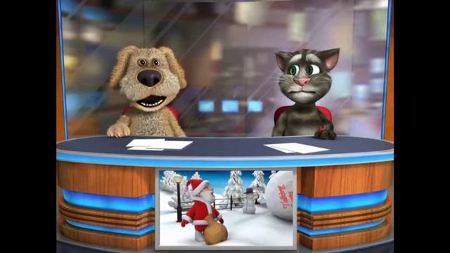 Talking Tom And Ben News Singing Crack A Bottle смотреть онлайн