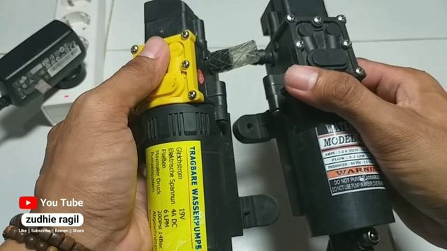 🔴Double pompa air dc 12volt dan 19volt "adapter 5 amper смотреть онлайн