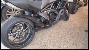 DUCATI Diavel Carbon // exhaust system sound // Hp Corse Hydroform // No Db Killer