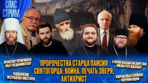ПРОРОЧЕСТВА СТАРЦА ПАИСИЯ СВЯТОГОРЦА: ВОЙНА, ПЕЧАТЬ ЗВЕРЯ, АНТИХРИСТ / СПАС-СТРИМ