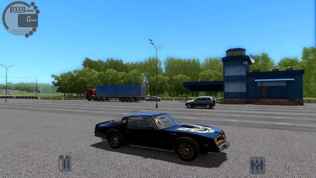 City Car driving обзор мода Pontiac trans am из фильма полицейский и бандит смотреть онлайн