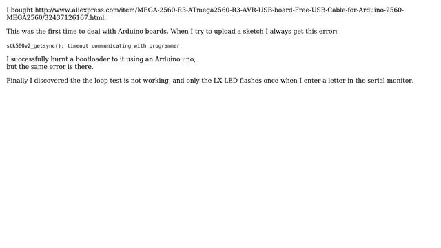Arduino: How can i fix the error s stk500v2_getsync(): timeout communicating with programmer? смотреть онлайн