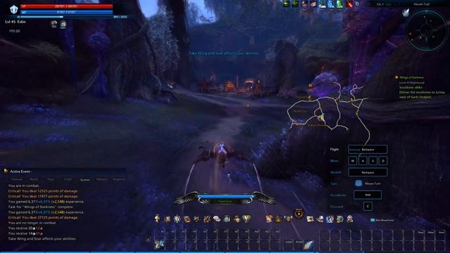 TERA Online - Quest 0415 - Wings of Darkness [Zone Quest] смотреть онлайн