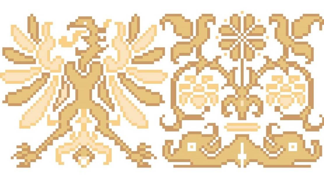 Art Nouveau. Рукоделие, вышивка, вязание. Подборка №100. СТАРИННЫЕ СХЕМЫ. смотреть онлайн