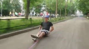 Катание на тазах. МГТУ им. Н.Э.Баумана