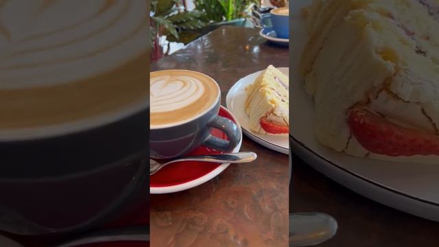 ❤️ ☕ 🍰 The Perfect Morning: Latte Art and Delicious Cake ❤️ ☕ 🍰 смотреть онлайн