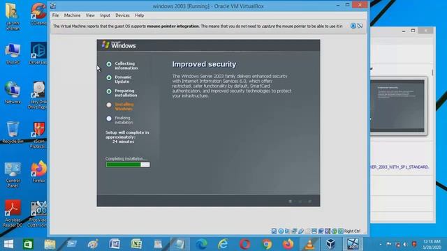 How to Install Windows server 2003 in VirtualBox VirtualBox में विंडोज server 2003 कैसे इंस्टॉल क смотреть онлайн