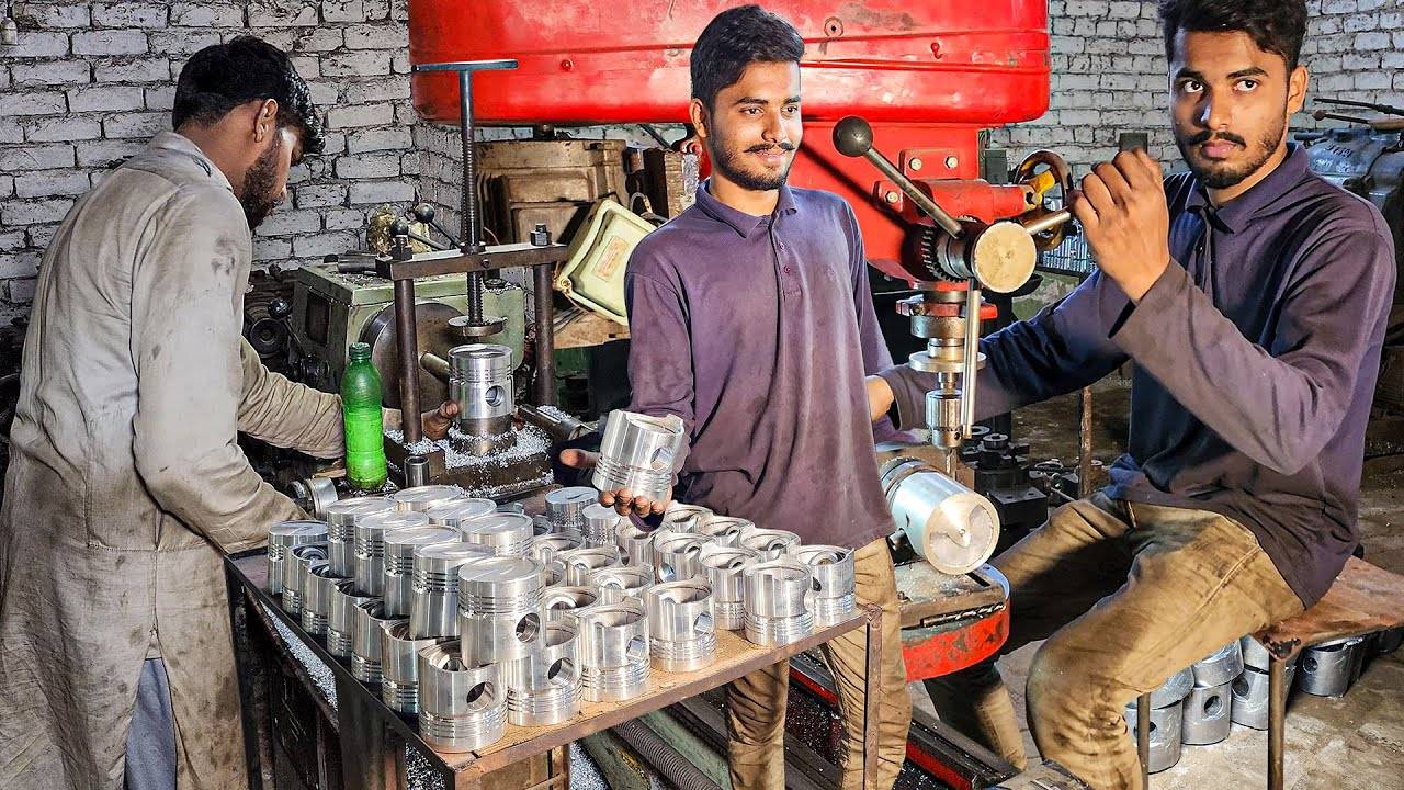 Производство поршней для двигателей грузовиков: от чугуна до совершенства смотреть онлайн