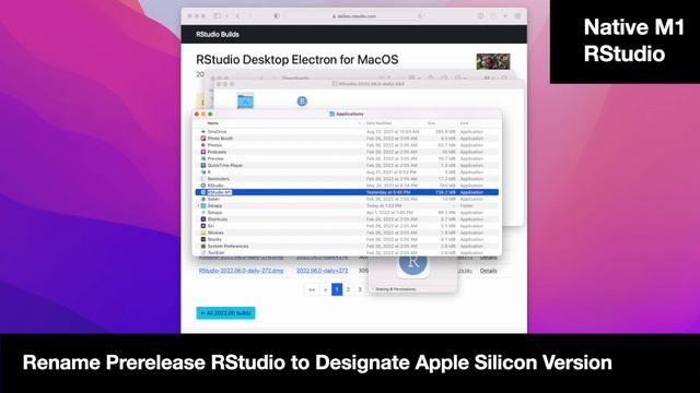RStudio (Prerelease) Native Apple Silicon Install! смотреть онлайн