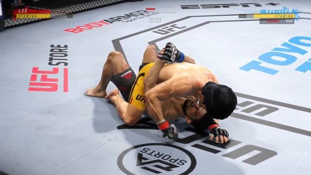 Bruce Lee vs Kelvin Gastelum UFC 4 Fight (Vale Tudo) смотреть онлайн